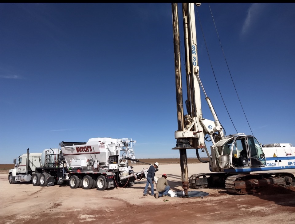 Volumetric mixer supporting remote drilling or industrial field work